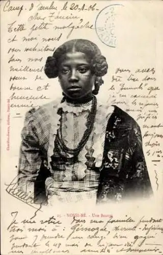 CPA Nosy Be Madagaskar, Une Beauté