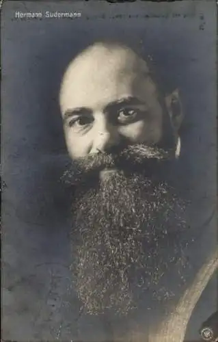 Ak Schriftsteller Hermann Sudermann, Portrait