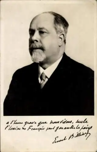 ak Raymond Poincaré, Präsident der Französischen Republik