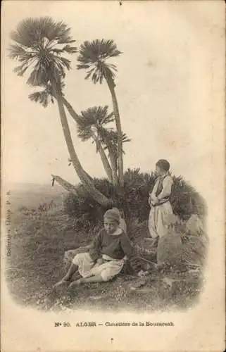 Ak Algerien, Cimetière de la Bouzareah, Kinder