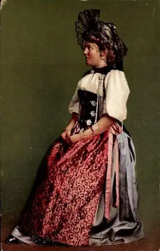Ak Bernerin, Moderne Tracht