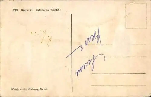 Ak Bernerin, Moderne Tracht