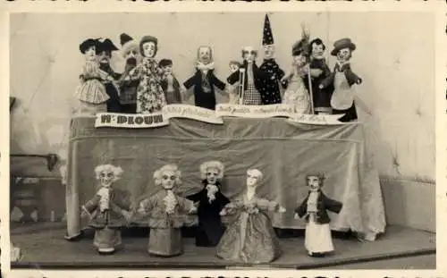 Foto Ak Spielzeuge, Puppen, Puppen-Theater