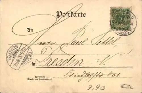 Ak Zwickau in Sachsen, Markt