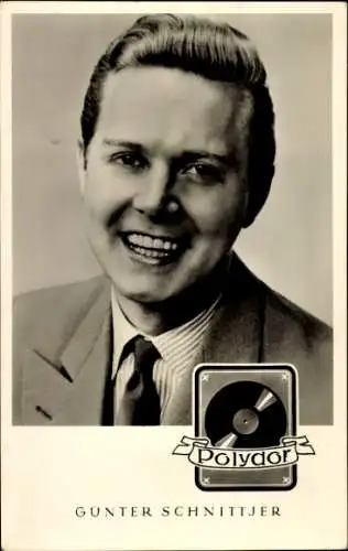 Ak Sänger Günter Schnittjer, Portrait