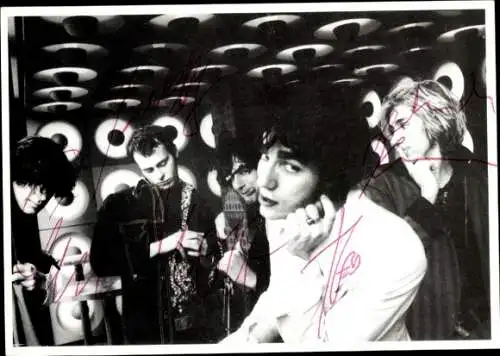 Foto Band Goldene Zitronen, Autogramm