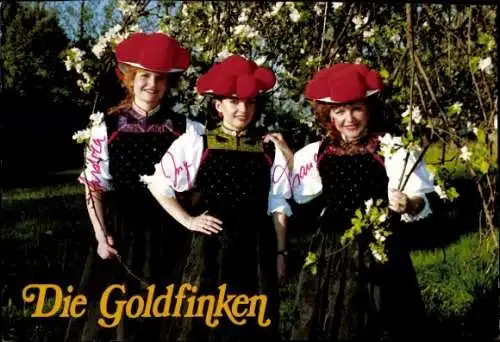 Foto Band Goldfinken, Autogramme