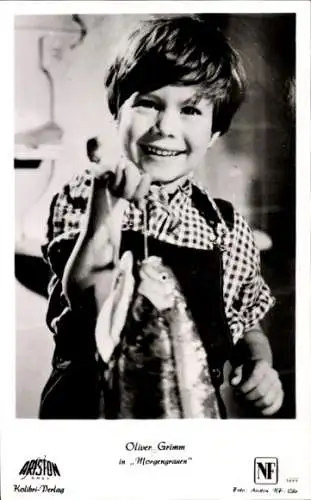 Ak Schauspieler Oliver Grimm, Morgengrauen, Portrait