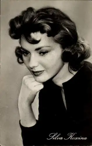 Ak Schauspielerin Silva Koscina, Portrait, Film Großmutter Sabella