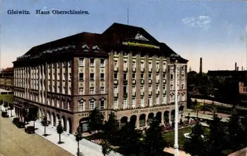 Ak Gliwice Gleiwitz Oberschlesien, Haus Oberschlesien