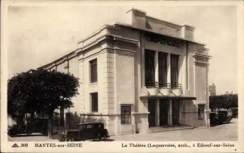 Ak Mantes sur Seine Yvelines, Theater