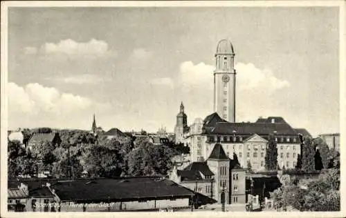 Ak Vierzon Cher, Stadtansicht mit Turm, historische Architektur, Postkarte