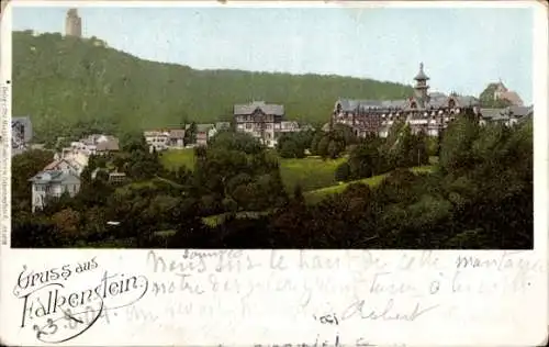 Ak Falkenstein Königstein im Taunus, Gesamtansicht der Ortschaft
