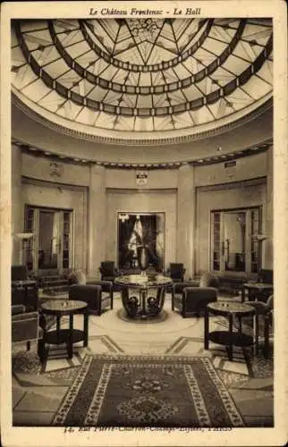 Ak Paris VIII, Chateau Frontenac, Rue Pierre Charron, Champs Élysées