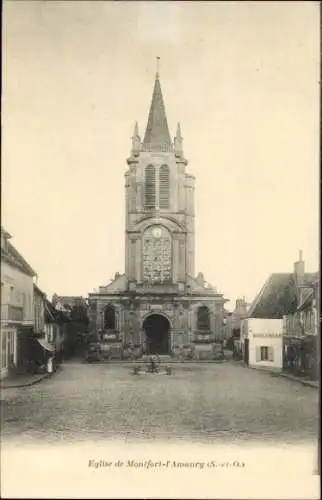 Ak Montfort l'Amaury Yvelines, L'Eglise