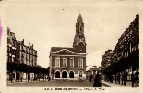 Ak Bois Colombes Hauts de Seine, Rathaus