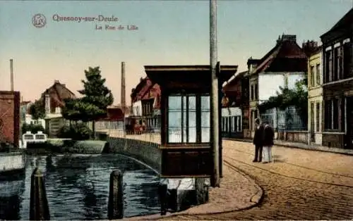 Ak Quesnoy sur Deûle Nord, La Rue de Lille