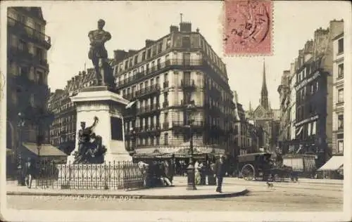 CPA Paris I Île de la Cité, Statue Etienne Dolet