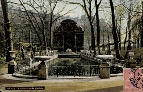 CPA Paris X, La Fontaine de Médicis