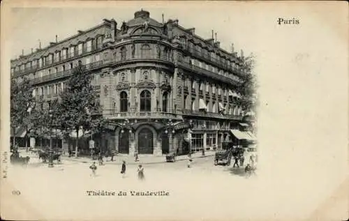 Ak Paris, Théâtre du Vaudeville
