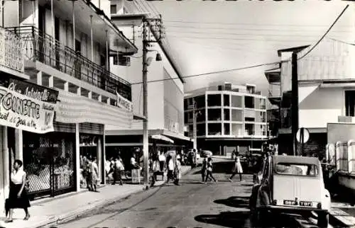 Ak Pointe a Pitre Guadeloupe, Straßenansicht