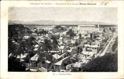 Ak Pointe a Pitre Guadeloupe, Gesamtansicht
