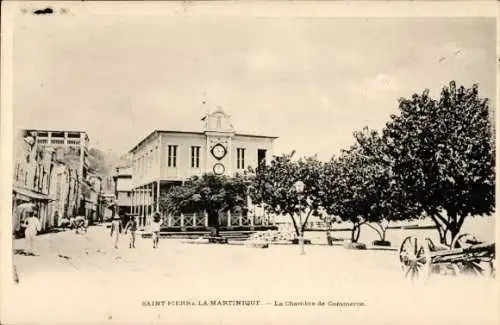 Ak Saint Pierre Martinique, Handelskammer
