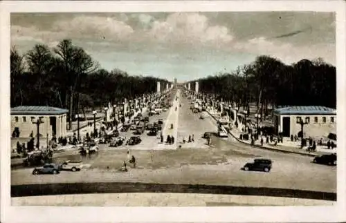 Ak Berlin Tiergarten, Ost-West-Achse