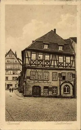 Ak Lutherstadt Eisenach Thüringen, Hellthal, Lutherhaus, Sutherkeller, historische Bauwerke, g...