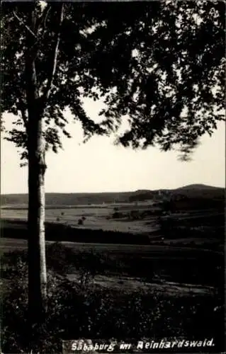 Foto Ak Sababurg Beberbeck Hofgeismar in Hessen, Gesamtansicht