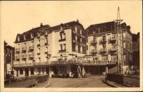 Ak Bouillon Ardennes, Hotel Send, 70 chambres, eau courante chaude et froide, Garage pour 30 a...