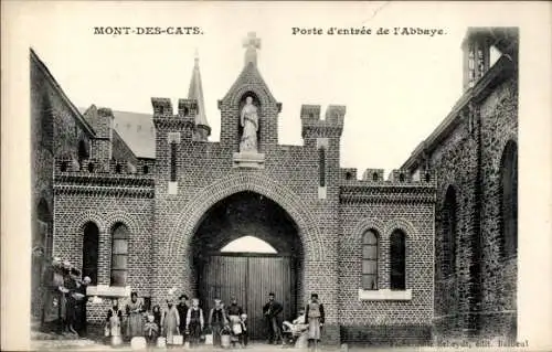 CPA Godewaersvelde Nord, Mont des Cats, Porte d'entrée de l'Abbaye