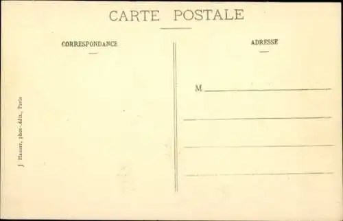 CPA Monoplan Blériot, piloté par le Lieutenant Chevreau