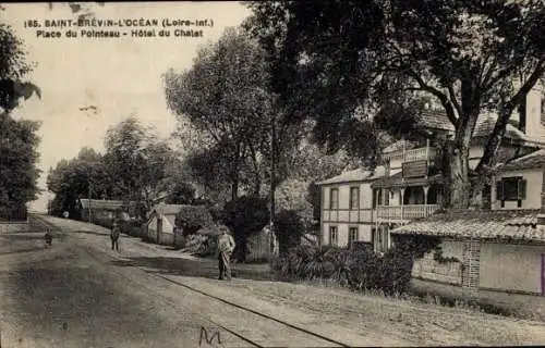 CPA Saint Brévin les Pins Loire Atlantique, Place du Pointeau Hôtel du Chalet