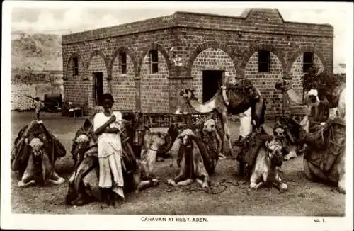 Ak Aden Jemen, Karawane in Ruhe