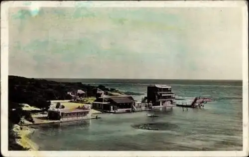 Ak Curaçao Niederländische Antillen Karibik, Bad Bath Bano, Jan Thiel