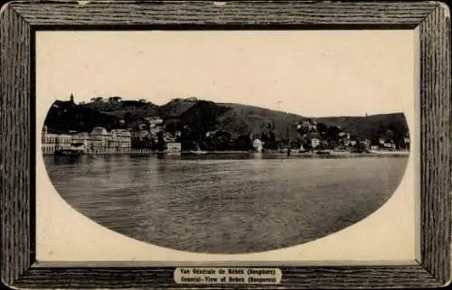 Ak Bebek Beşiktaş Konstantinopel Istanbul Türkei, Generalansicht von Bebek, Bosporus