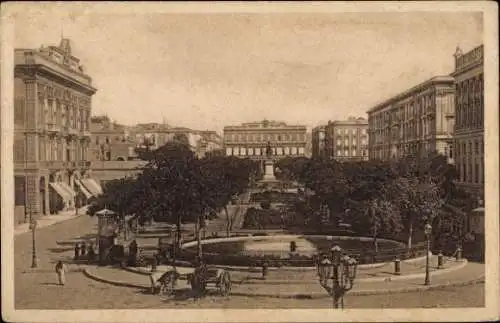 Ak Alexandria Ägypten, Place des Consuls