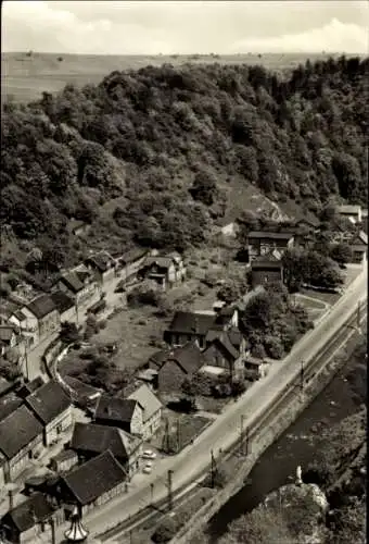 Ak Rübeland Oberharz am Brocken, Schöne Aussicht, Wohnhäuser, Straße, natürliche Umgebung