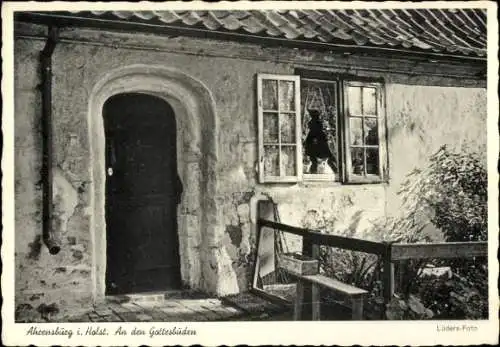 Ak Ahrensburg in Holstein, An den Gottesbuden