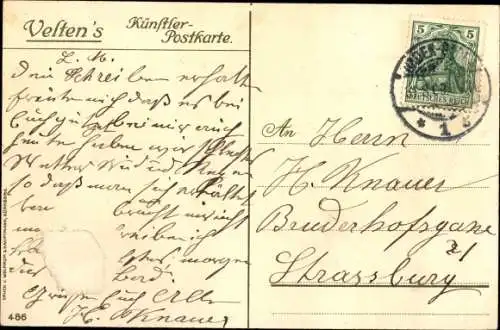 Litho Karlsruhe in Baden Württemberg, Blumenkorso in Baden