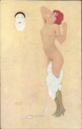 Künstler Ak Kirchner, Raphael, La paresse, Erotik