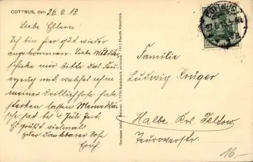 Ak Cottbus in der Niederlausitz, Augustaschule