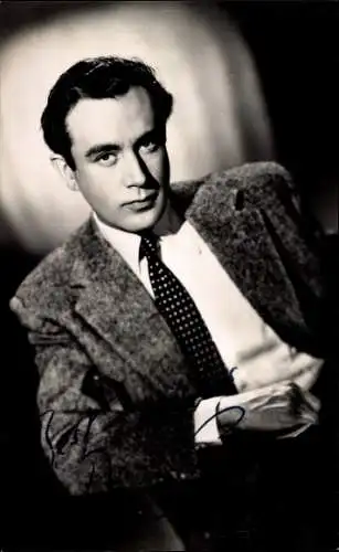 Ak Schauspieler Dennis Price, Portrait