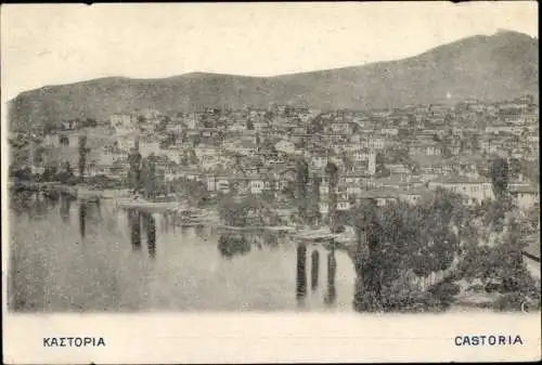 Ak Kastoria Griechenland, Gesamtansicht