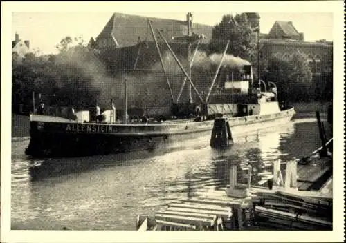 Ak Kaliningrad Königsberg Ostpreußen, Dampfschiff Allenstein der Reederei Poseidon