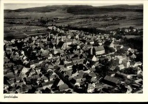 Ak Gerolzhofen in Unterfranken, Fliegeraufnahme