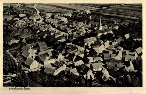 Ak Frankenwinheim in Unterfranken Bayern, Fliegeraufnahme