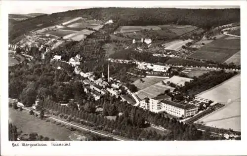 Ak Bad Mergentheim in Tauberfranken, Fliegeraufnahme