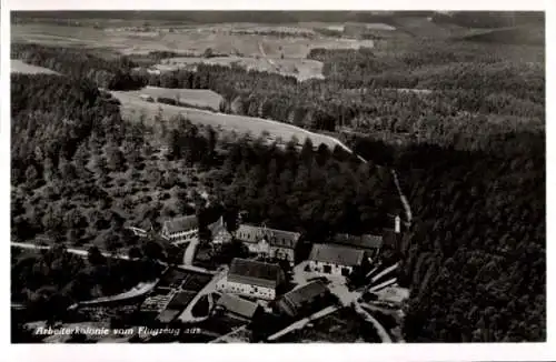Ak Sulzbach an der Murr, Fliegeraufnahme, Arbeiterkolonie Erlach